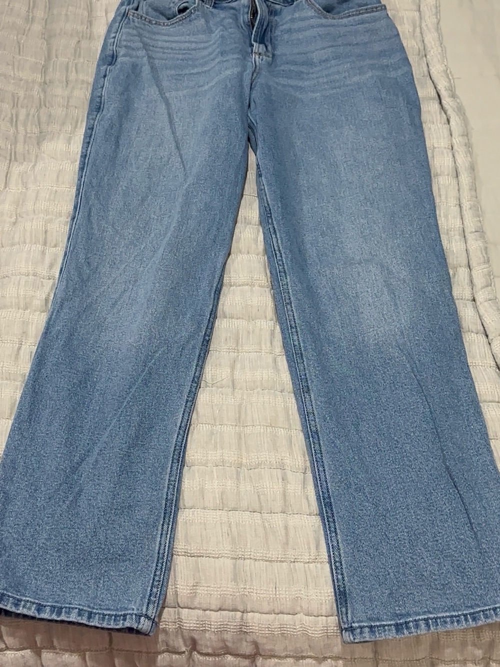 Hollister Men's Light Blue Bootcut Jeans